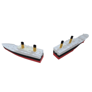 Model RMS Titanic – składany model statku z magnesami 27 cm skala 1:1000
