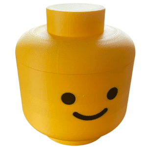 Pojemnik w stylu klocków LEGO - 15 cm  do przechowywania drobiazgów