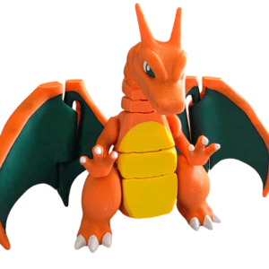 Ruchoma figurka Pokémon Charizard -  kolekcjonerska zabawka dla fanów Pokémon