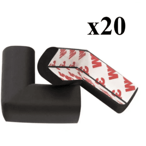 Zabezpieczenie, Osłona Narożników, Krawędzi - Czarne 20 szt.